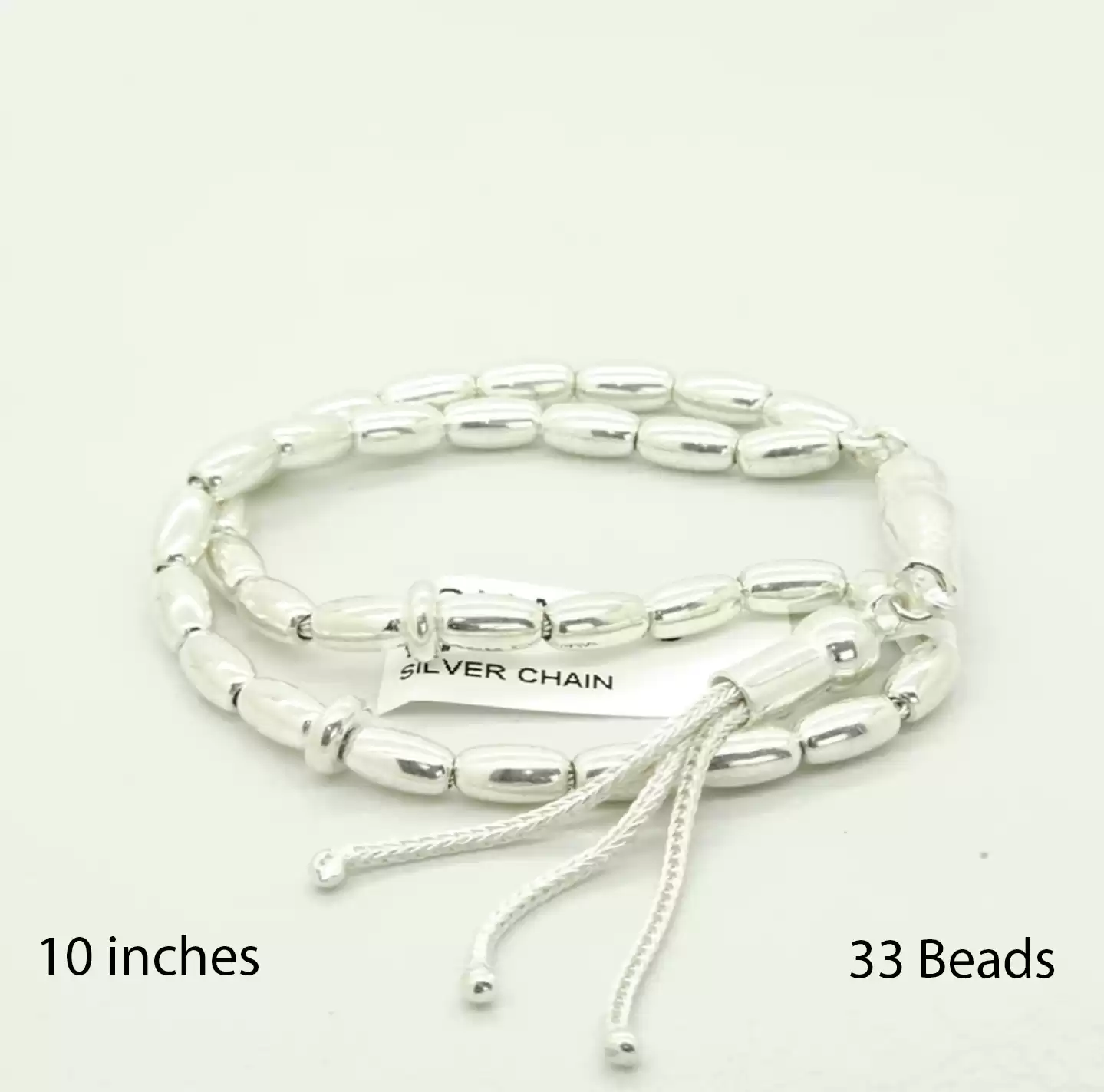 Silver Chain Tasbeeh