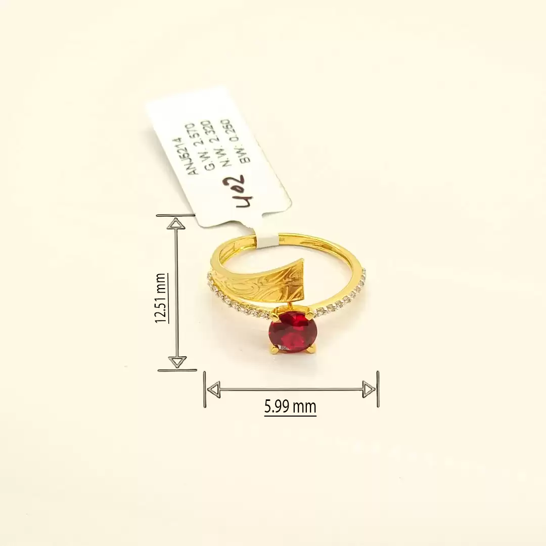 Regal Ruby Embrace Ring