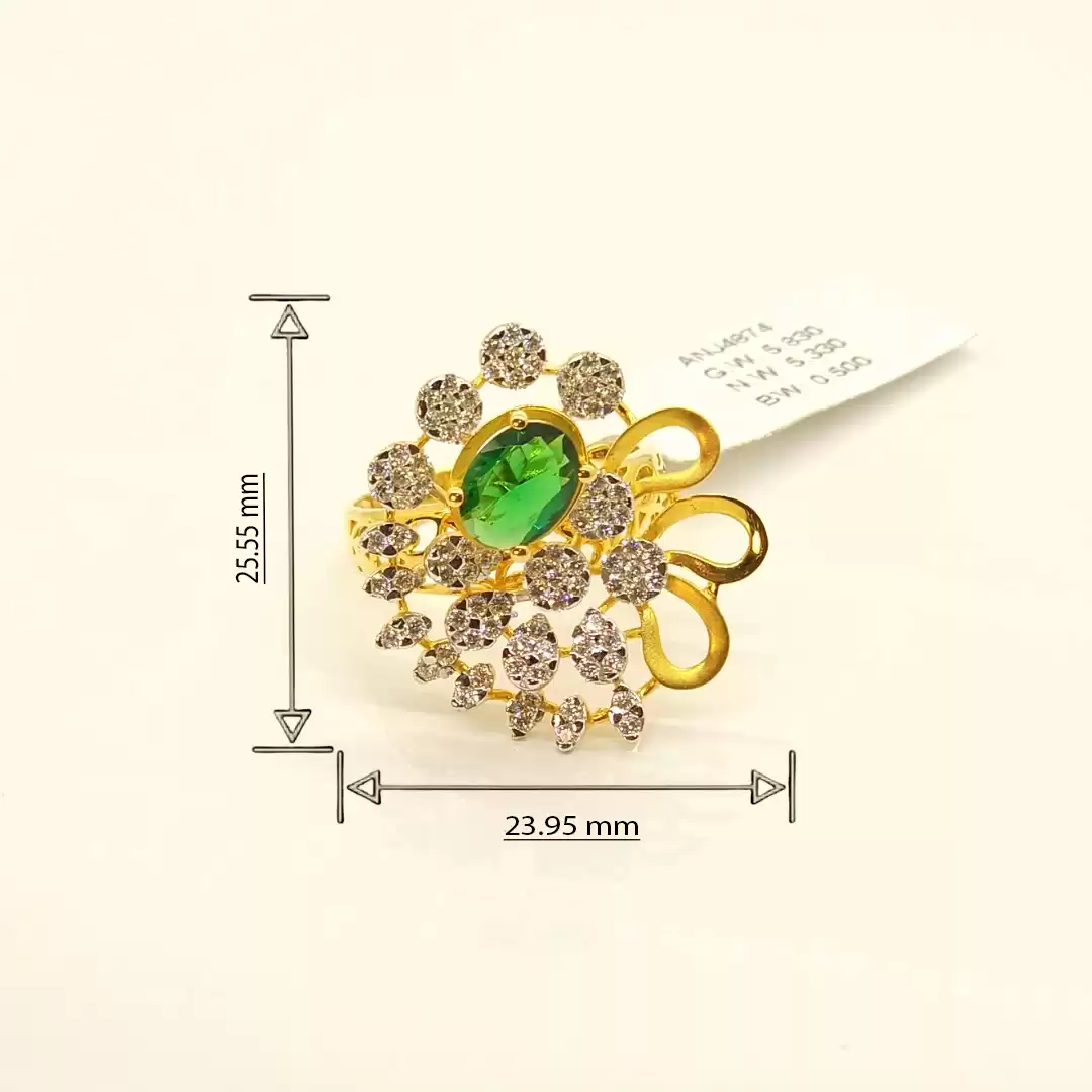 Marakata Pallava Ring