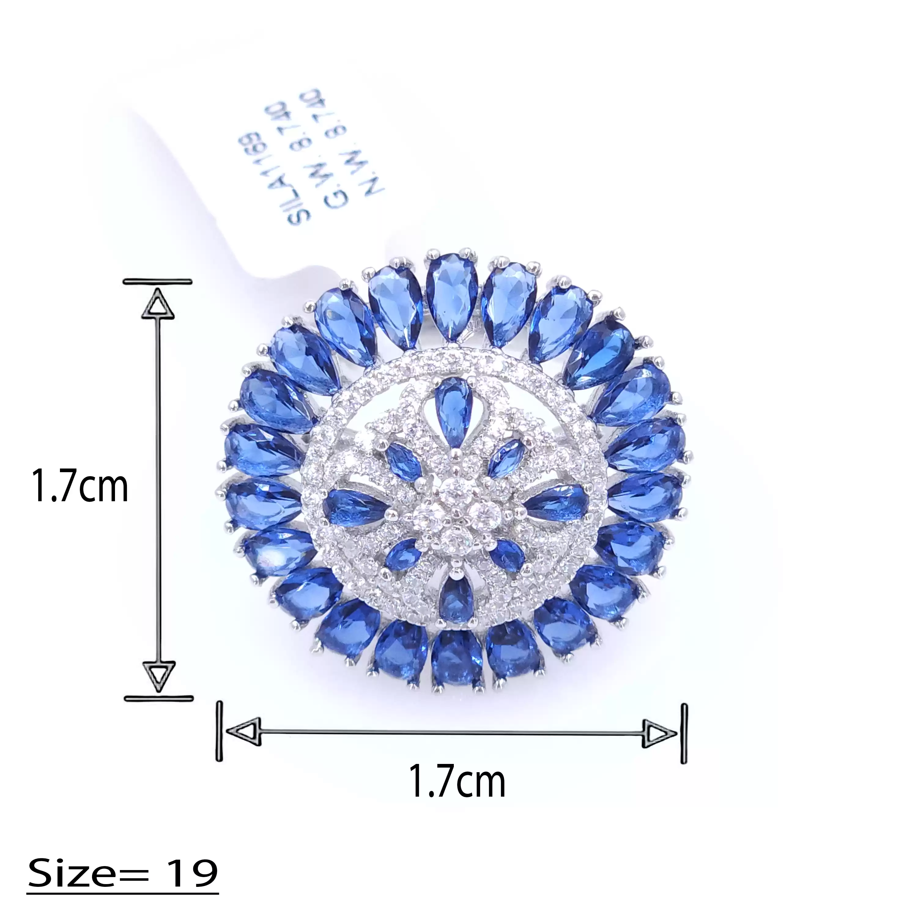 Blue Orbit Ring