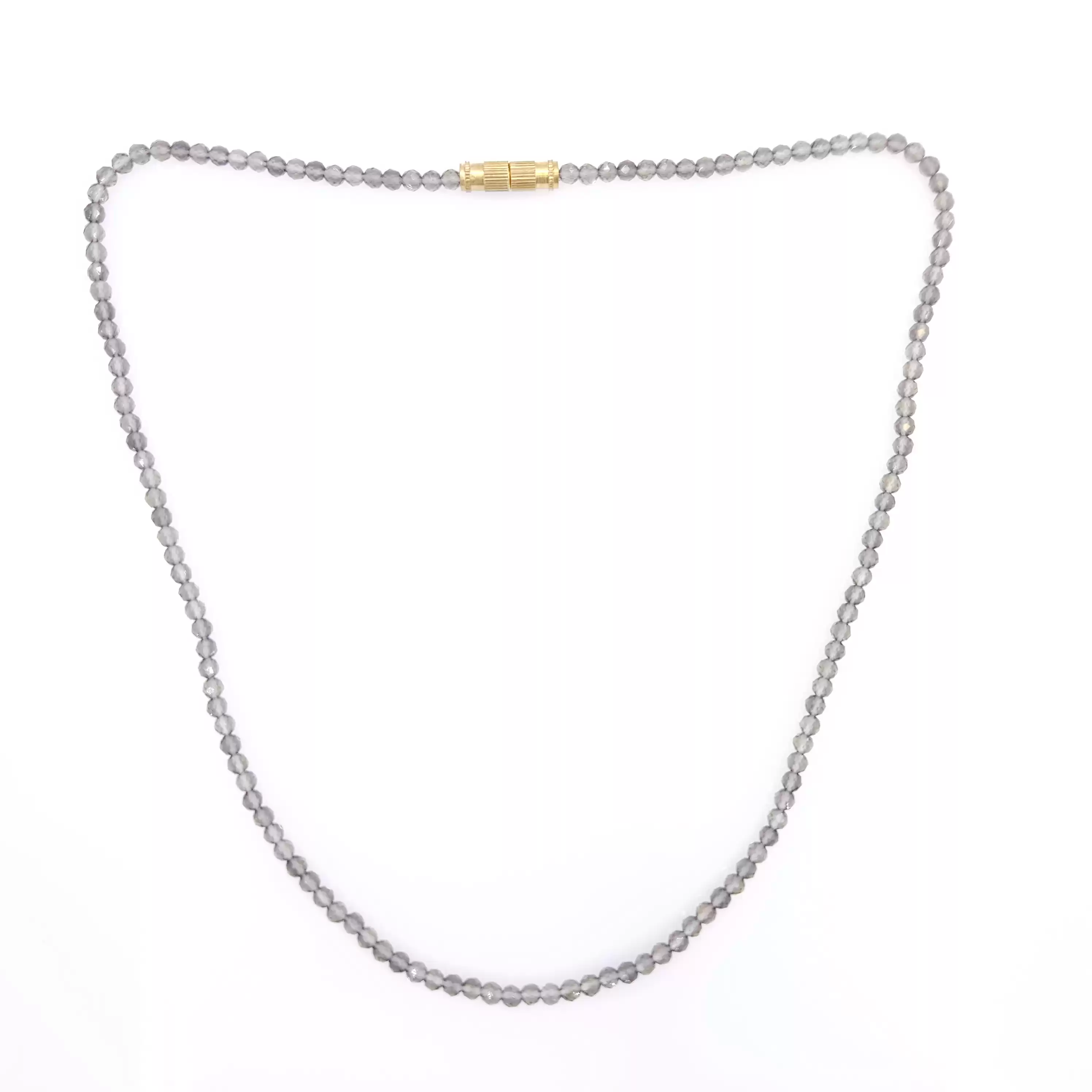 L.Grey Beads String