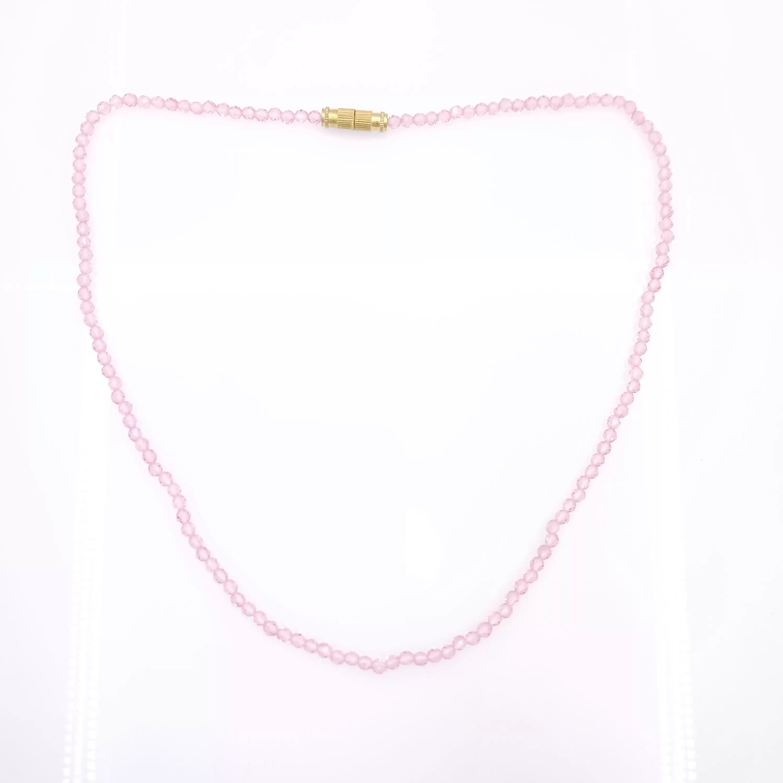 Light Rose Beads String