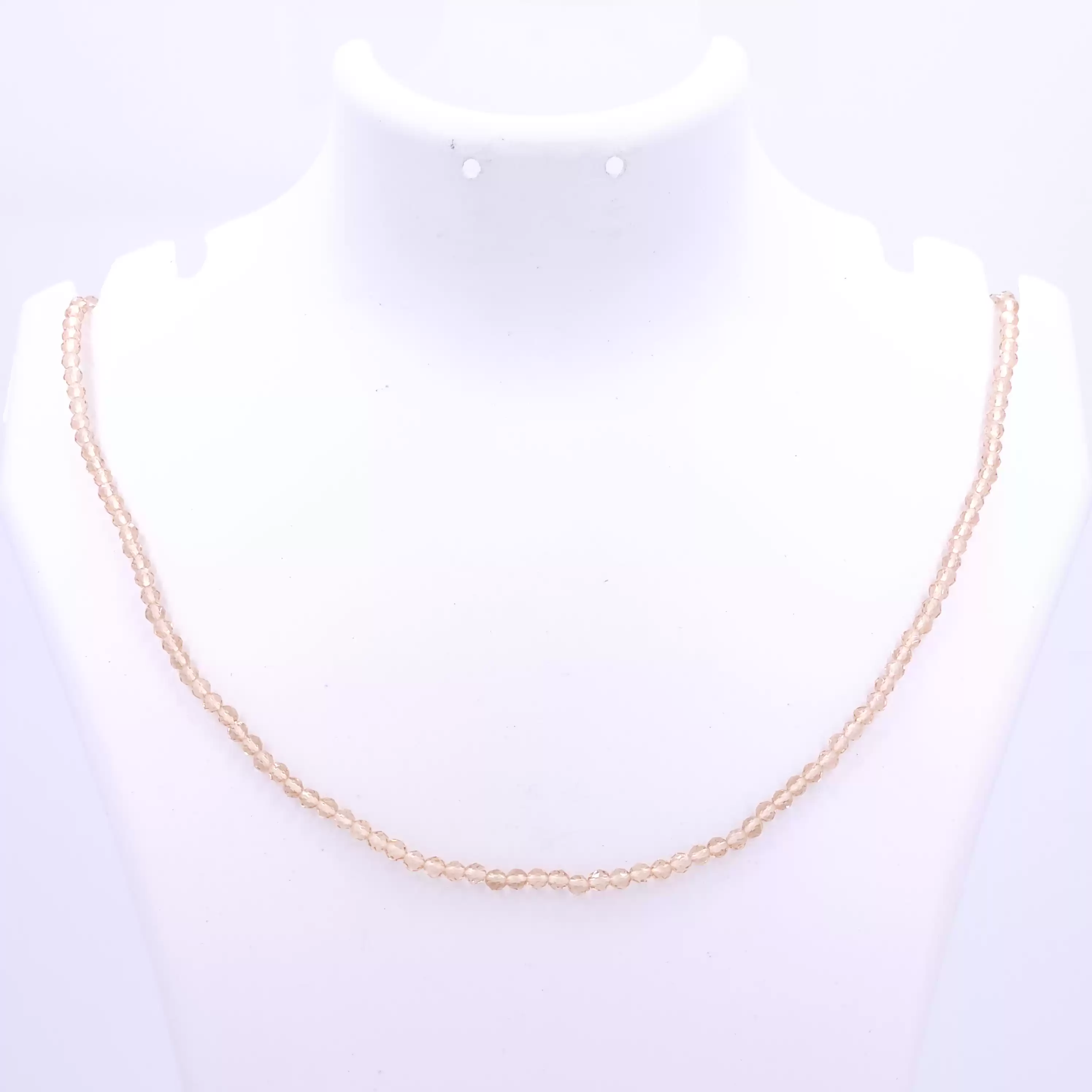 Light Peach Beads String